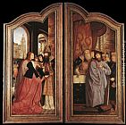 Quentin Massys Canvas Paintings - St Anne Altarpiece (closed)